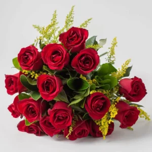 Buquê Tradicional de 17 Rosas Vermelhas